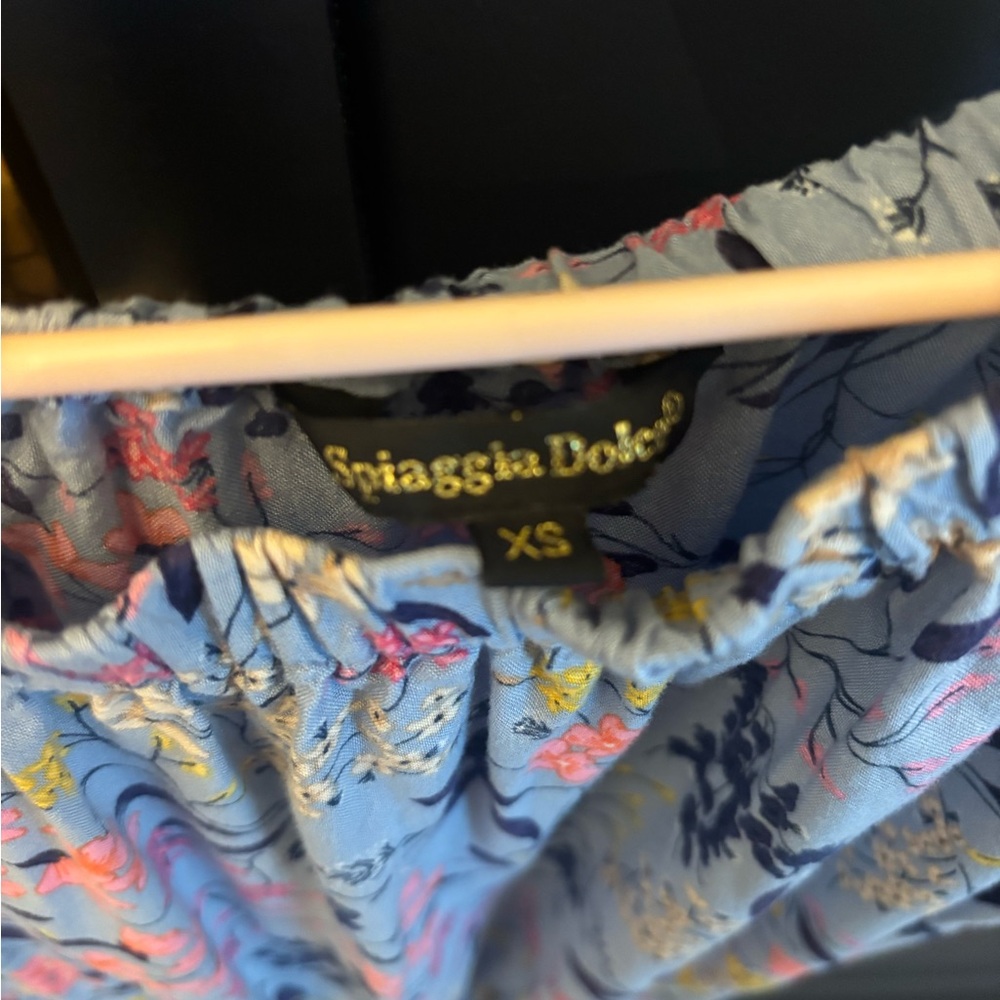 Women’s Blue Floral one piece romper